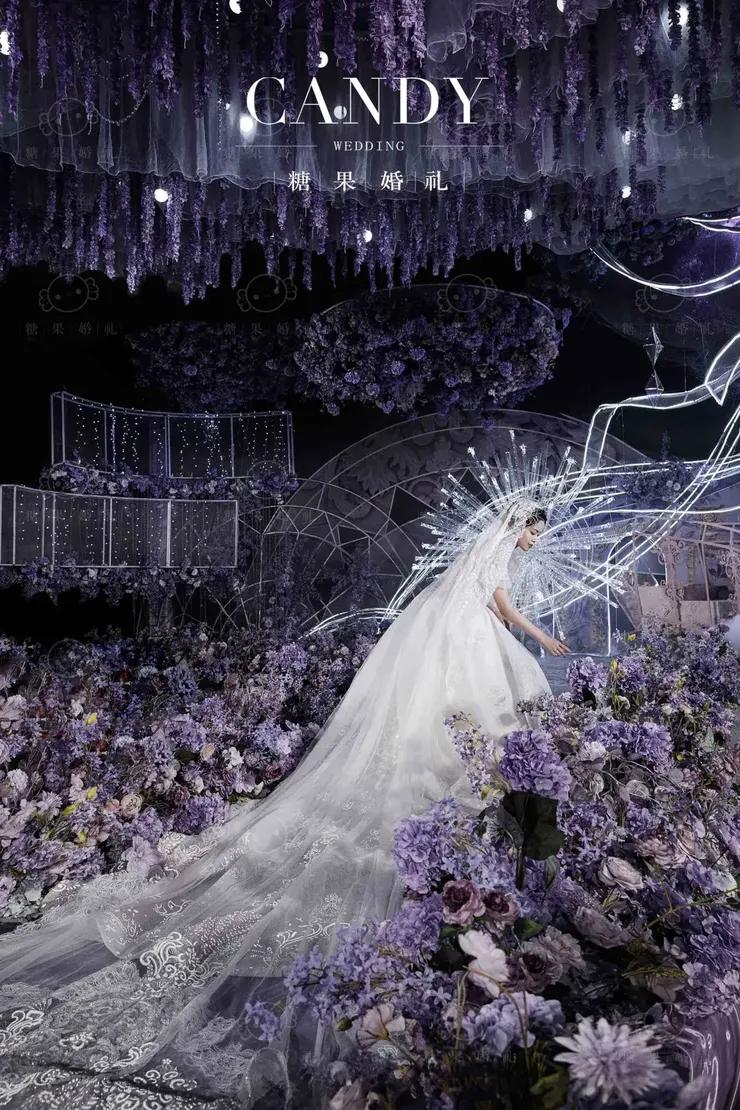 一场神秘浪漫的星空婚礼,一场仙境般的梦幻婚礼