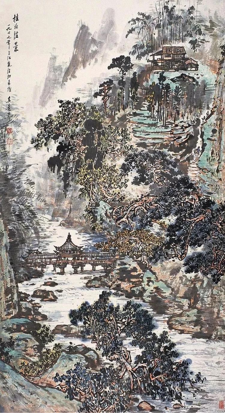 水墨画夜景欣赏,画夜景最好的中国画