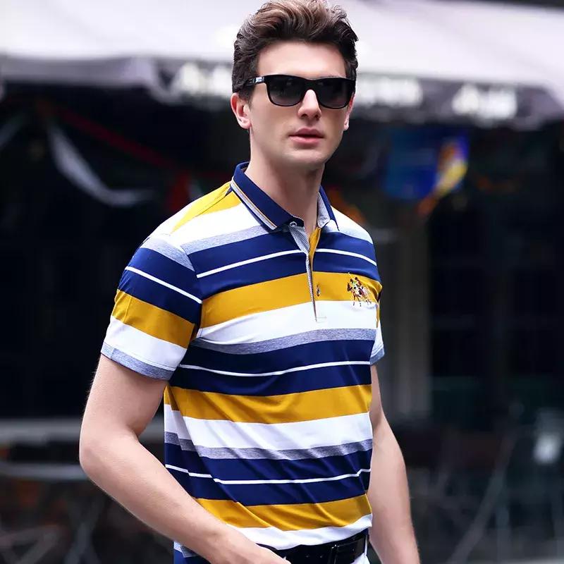 中年男人穿条纹衫,中年男人条纹衫