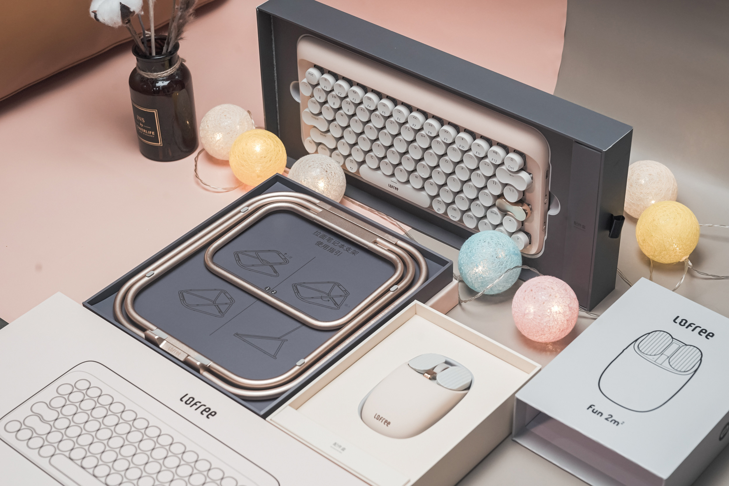 lofree洛斐桌面键鼠套装体验,洛斐键鼠套装值得买吗