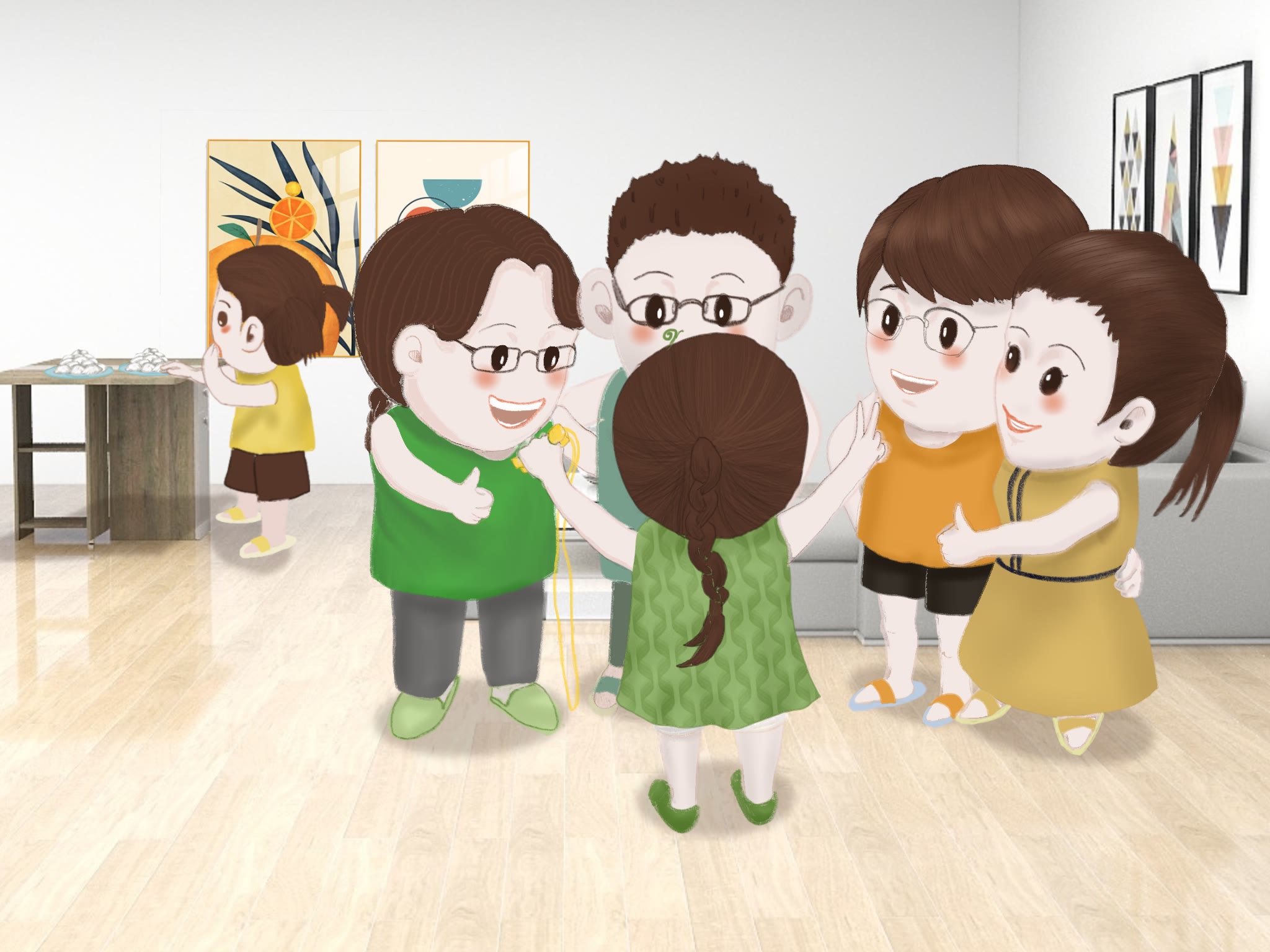 「亲子漫画」萌娃爱运动系列：神奇的跳绳