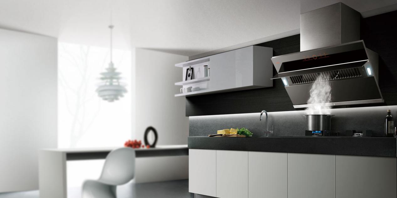 欧式油烟机侧吸式,侧吸式油烟机厨房