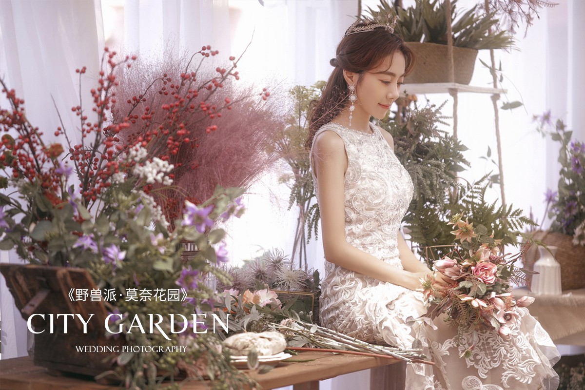 法式莫奈花园婚纱照,莫奈森林婚纱照