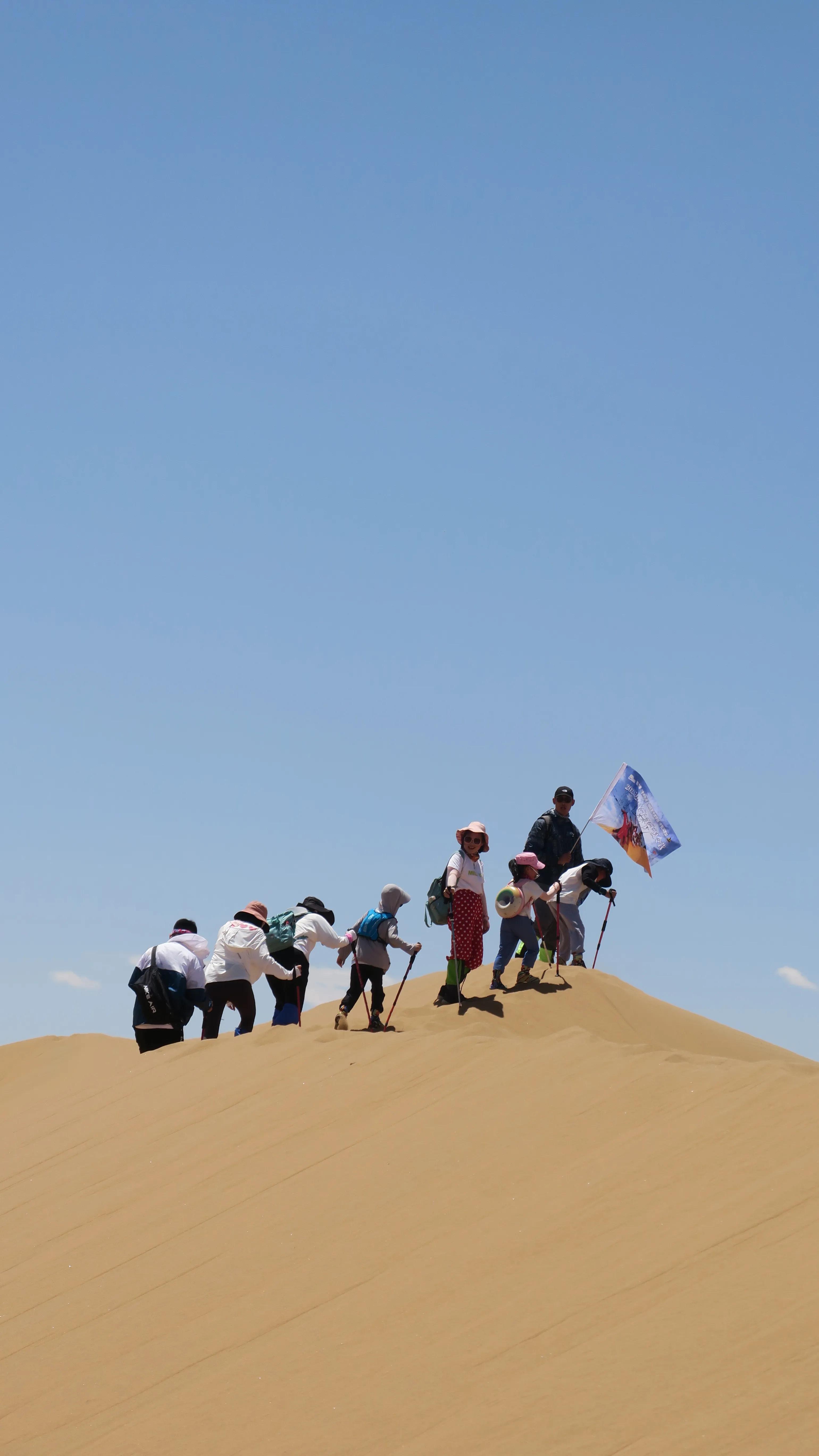 为我们的沙漠徒步画上圆满的句号