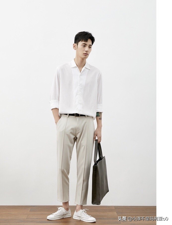 男士夏季穿搭高级感简单商务,男士高级感轻奢高端男装搭配