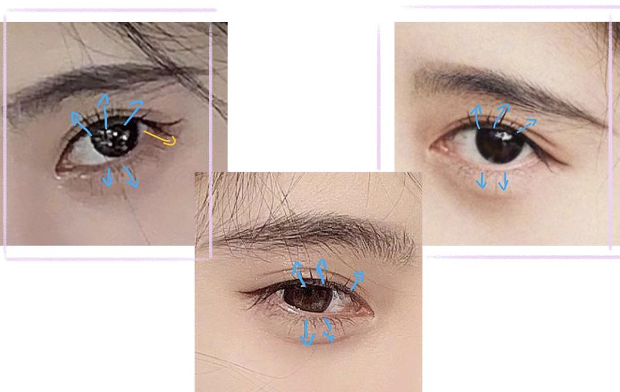 清透高级感眼妆画法,相当炸裂的眼妆画法