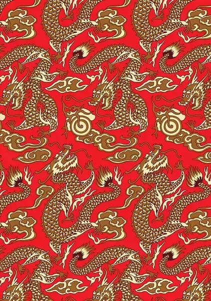 庄重华美的中国古典纹样,东方纹样图植物