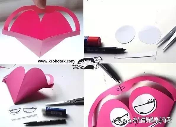 幼儿园手工制作小卡纸大全,圆形卡纸秘密