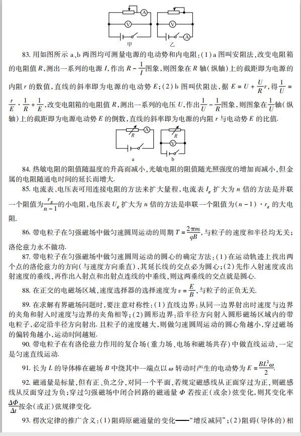 高中物理必考的398道题,高中物理60道必做题