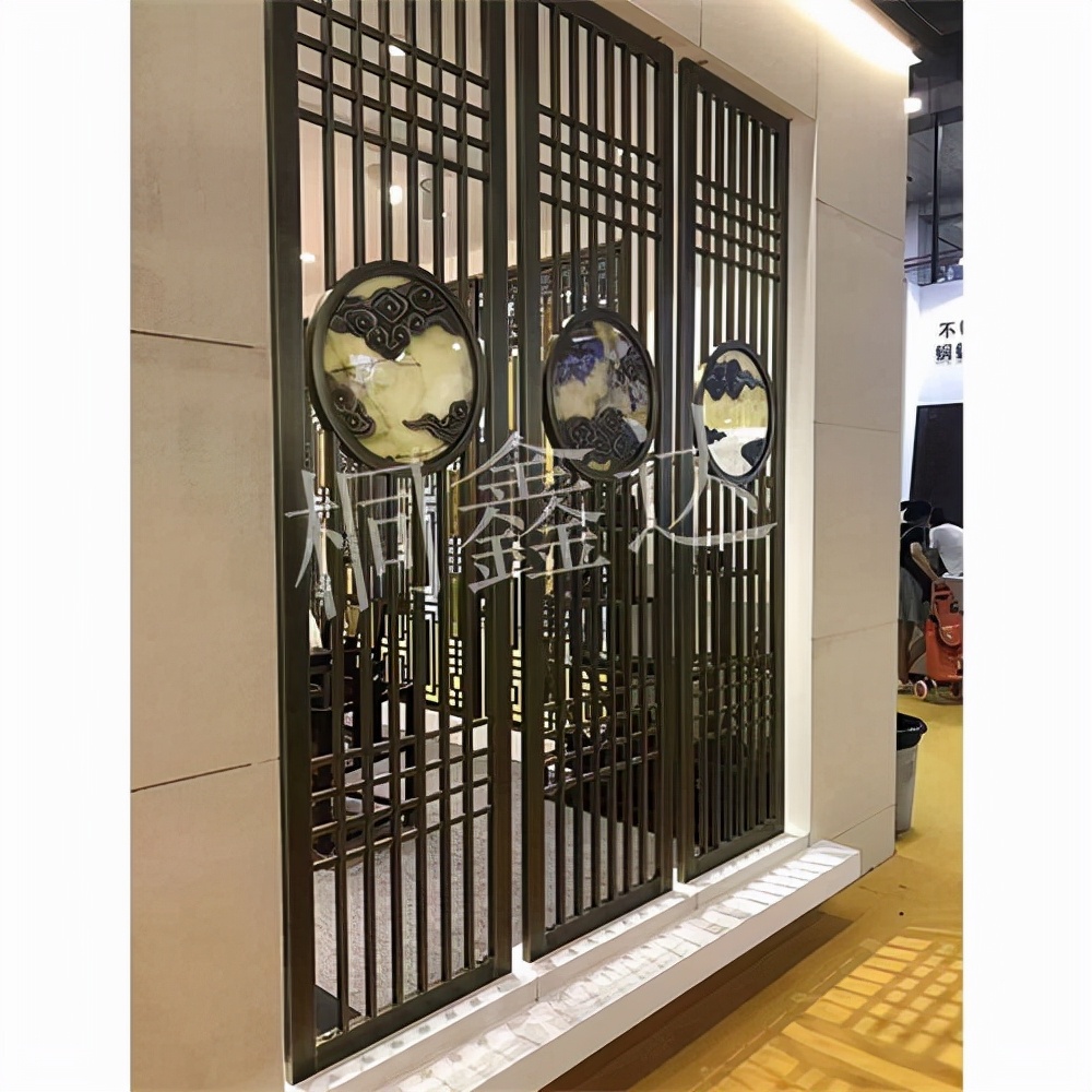 入户不锈钢屏风隔断效果图,云南不锈钢屏风隔断供应