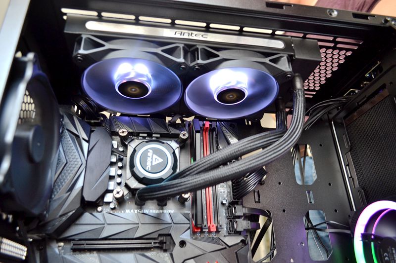 安钛克复仇者机箱冷排安装教程,安钛克复仇者机箱怎么连接rgb