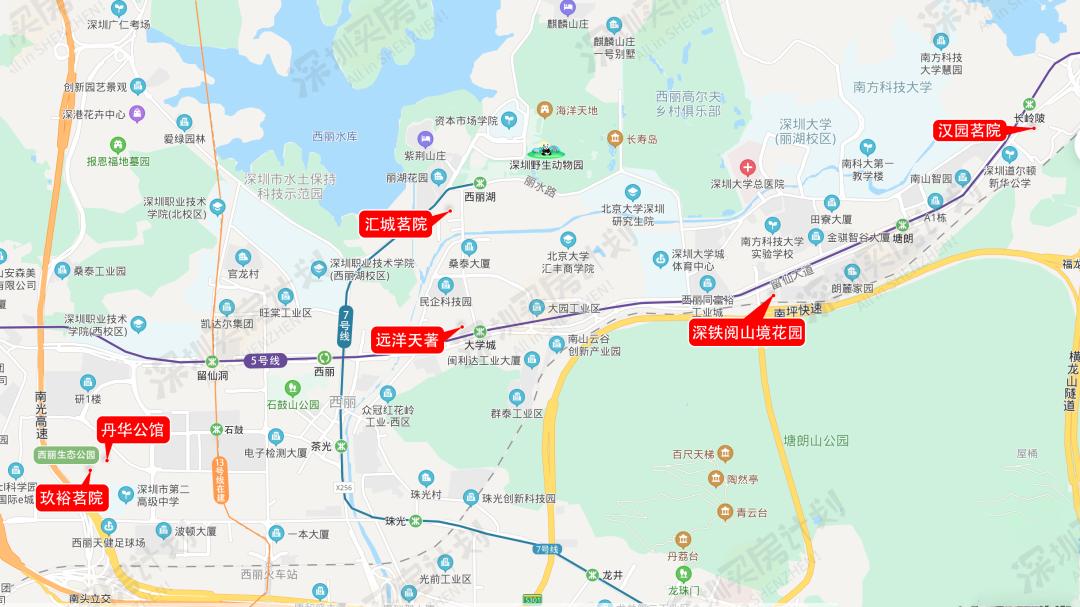 南山西丽2022年入市新盘,2021年西丽房源开盘一览表
