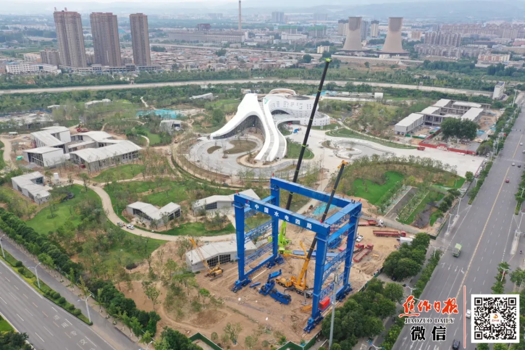 天河公园再添新景！又一钢铁巨侠安家焦作