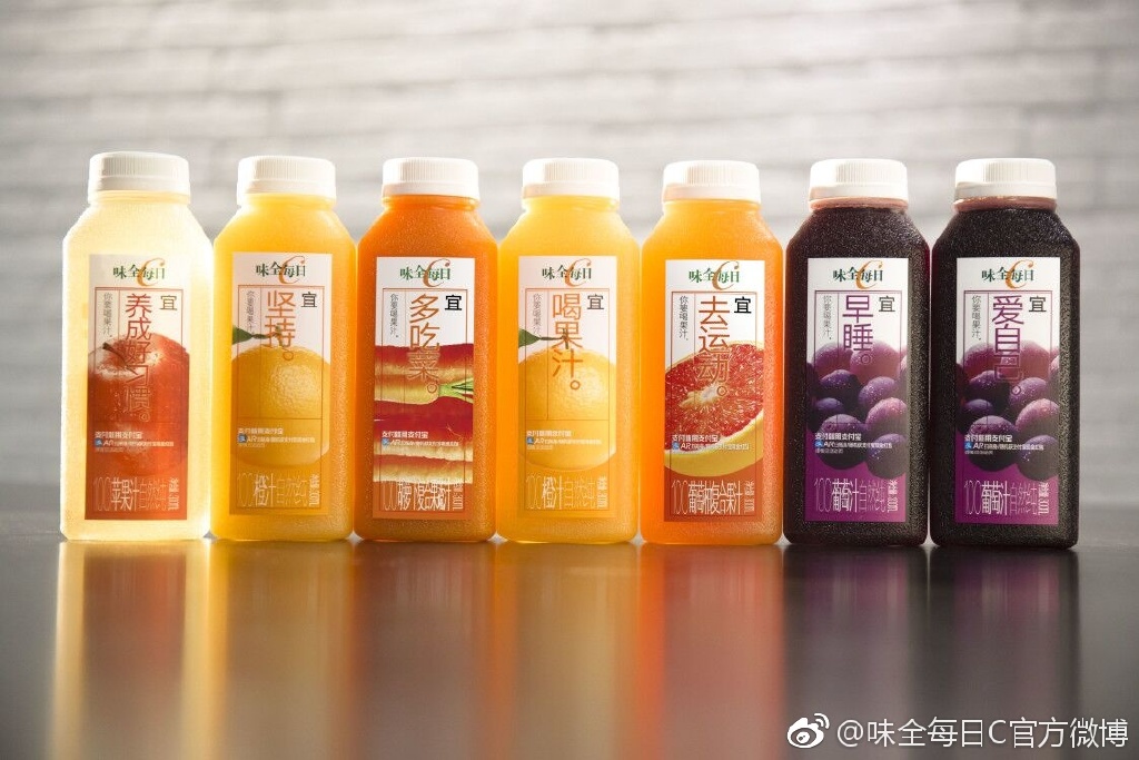 味全每日c包装的改变,味全每日c果汁评测