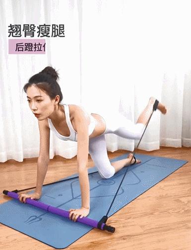 李若彤练普拉提视频,55岁李若彤晒运动照