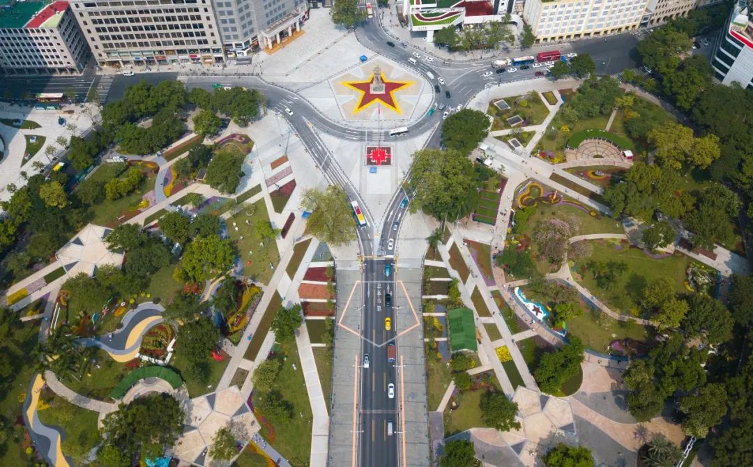 广州海珠广场美丽的景色,广州海珠广场历史故事