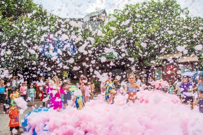 长鹿缤纷泡泡节来啦！原价346元1大1小5A长鹿+童话动物王国等仅99