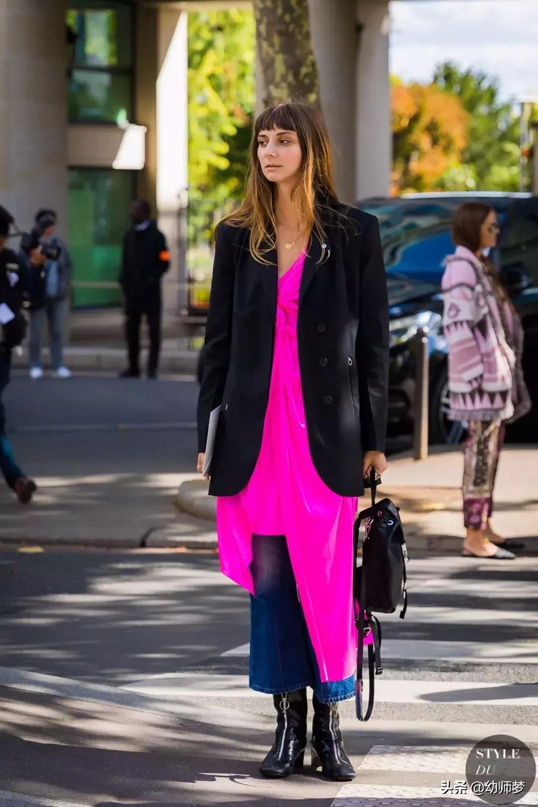 裙子套裤子,今年秋季流行穿裙子裤子超级时髦