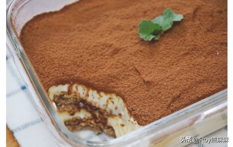 不太甜不太腻的提拉米苏很好吃,低脂低糖提拉米苏做法