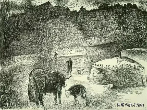 德国风景素描大全,东欧风景素描