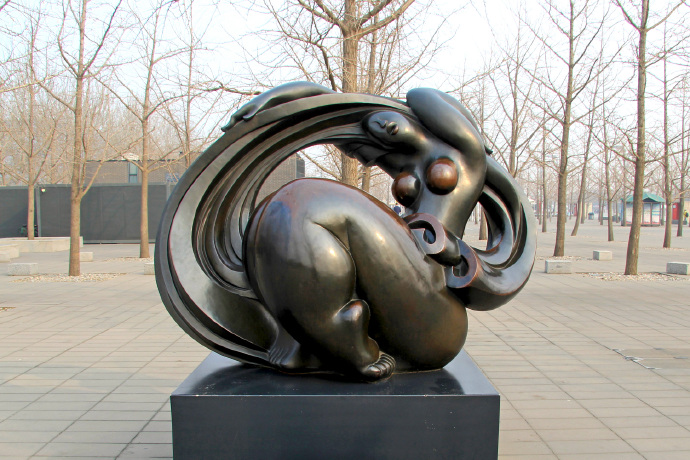 北京鸟巢附近雕塑,鸟巢雕塑效果图