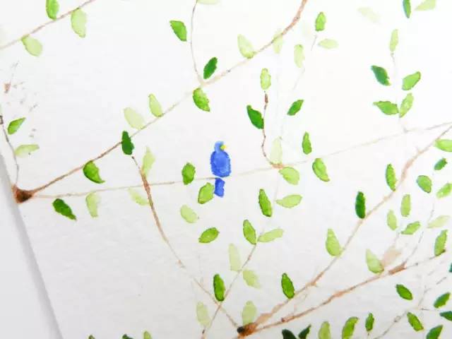 用吸管吹成的水彩画,吸管笔水彩画教程