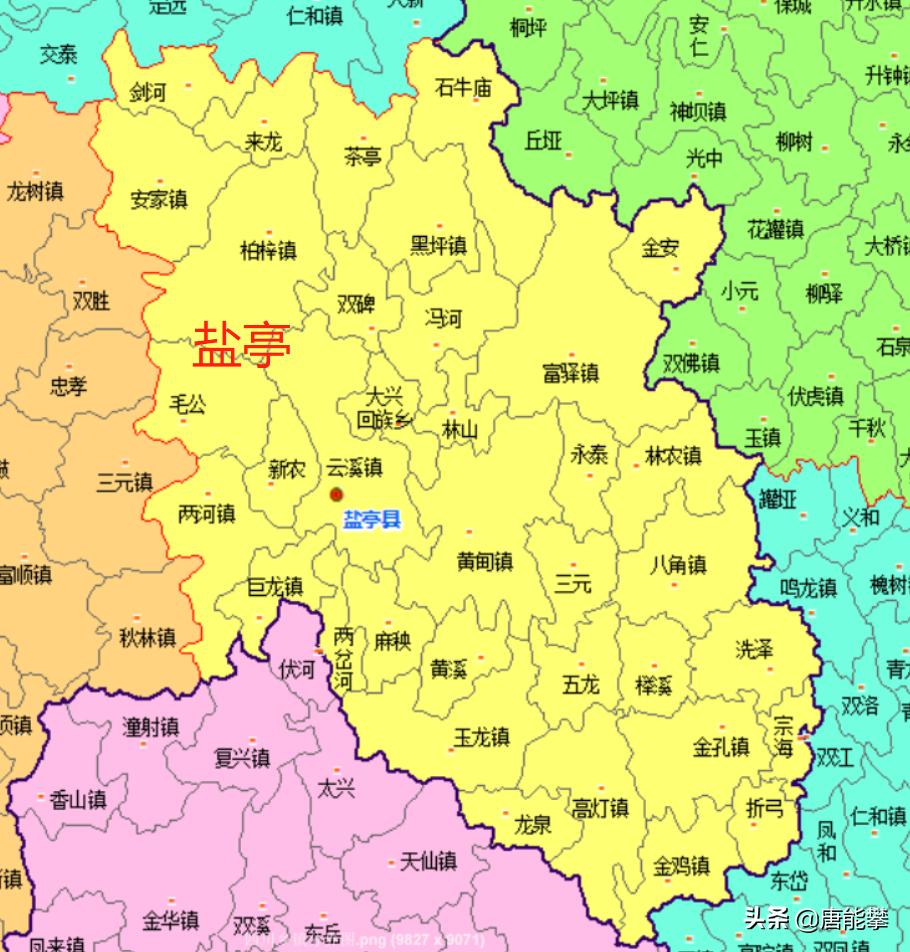 绵*江阳**油39镇、盐亭33镇的变迁：人口、工业…最新统计