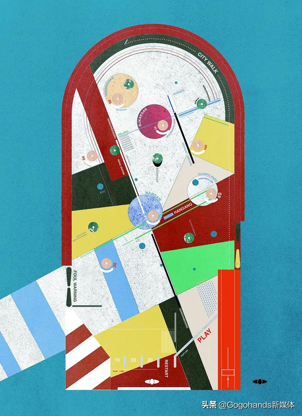 屋面商业：首尔.城市弹球机主题公园