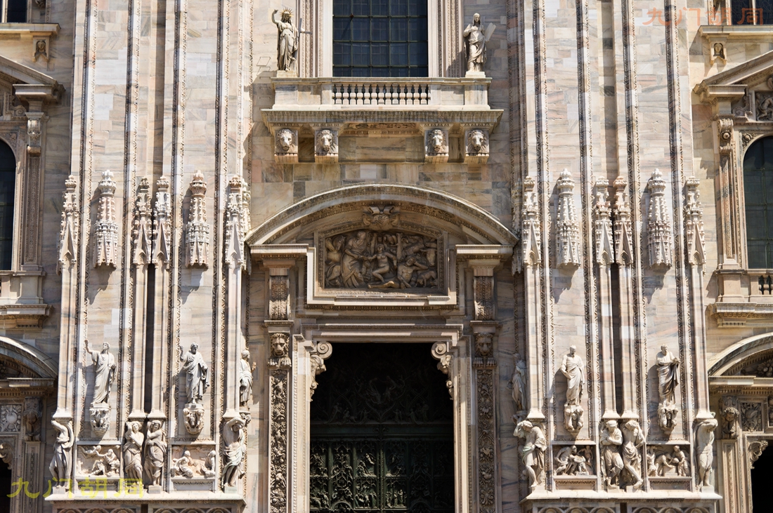 意大利旅游米兰大教堂,欧洲怀旧复古老片意大利