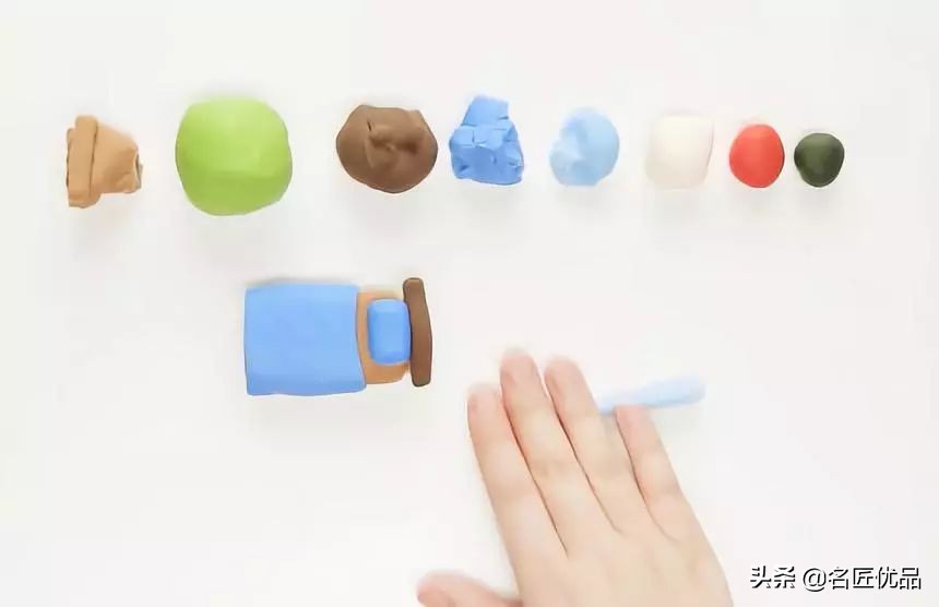 好玩又好看的粘土手工,简单的国庆节粘土手工方案