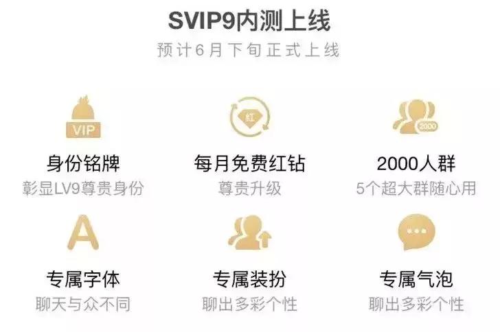 全新QQ会员来袭！氪金无止境，集齐一套最少8000元起步