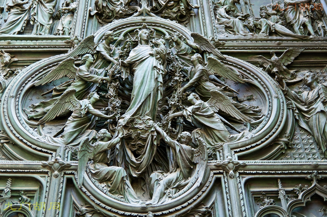 意大利旅游米兰大教堂,欧洲怀旧复古老片意大利