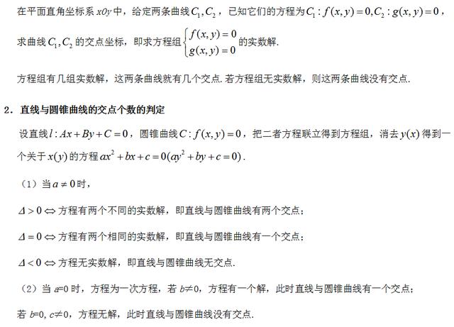 高考常考圆锥曲线二级结论有图,高考圆锥曲线常考题型及方法