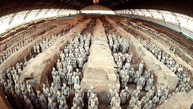 秦始皇兵马俑属于什么遗产类别,西安著名的景点秦始皇兵马俑图片