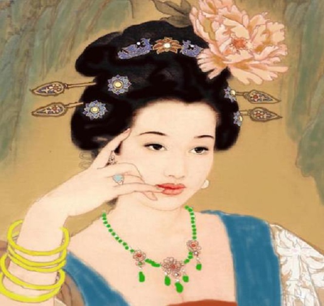 杨玉环初遇唐玄宗回眸一笑百媚生,讲解杨玉环和唐玄宗