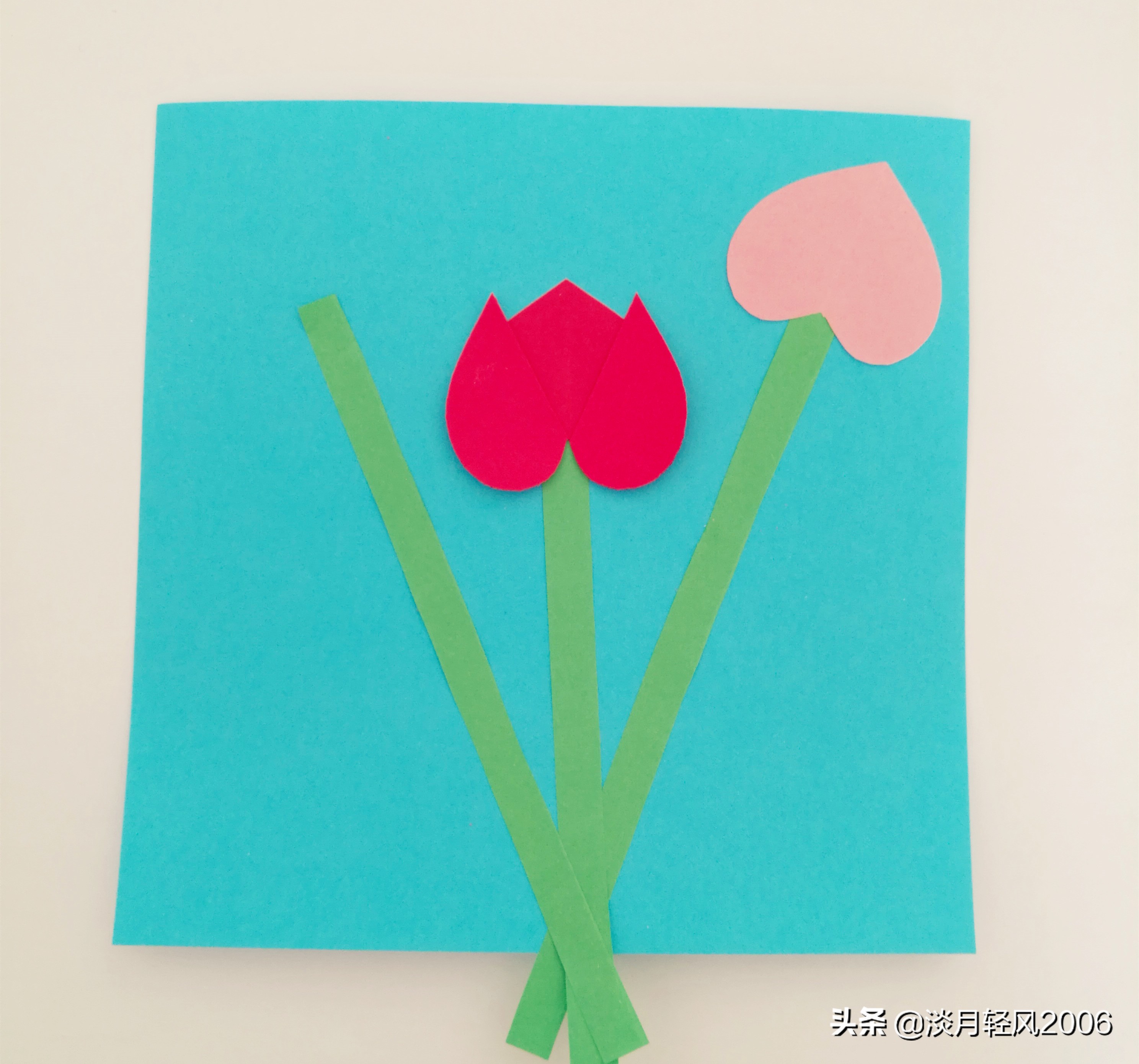 手工教程幼儿园最简单的手工贴画,最简单幼儿手工贴画