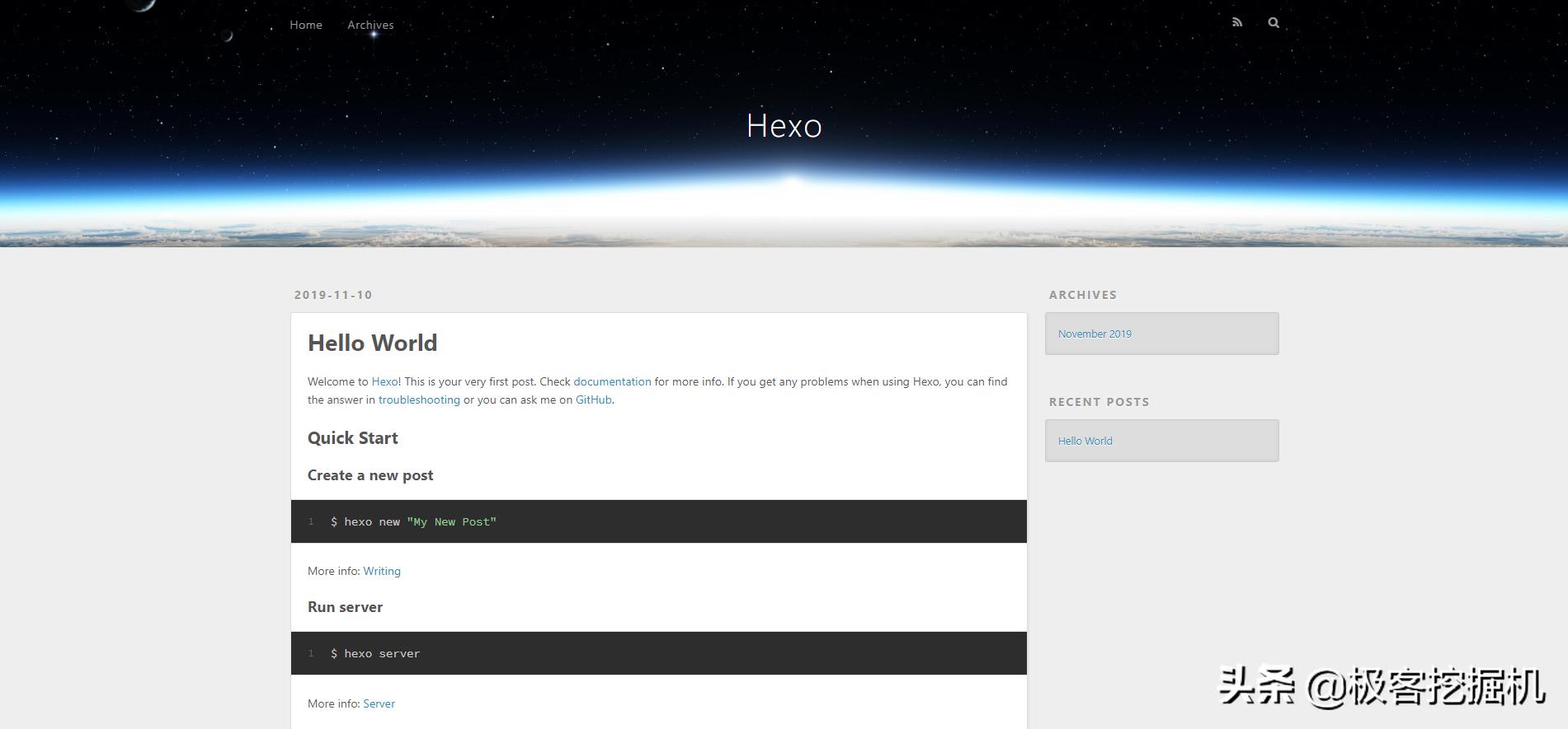 使用hexo和github搭建个人网站,hexo搭建github博客