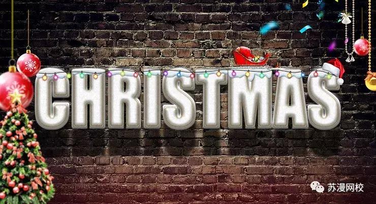 ps制作圣诞宣传卡片,ps圣诞节海报雪花效果