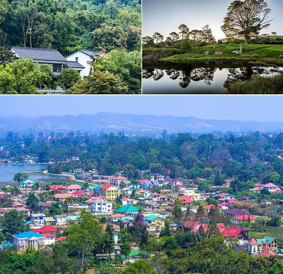 马克笔青山绿水儿童画简单又漂亮,铅笔画教程风景儿童画