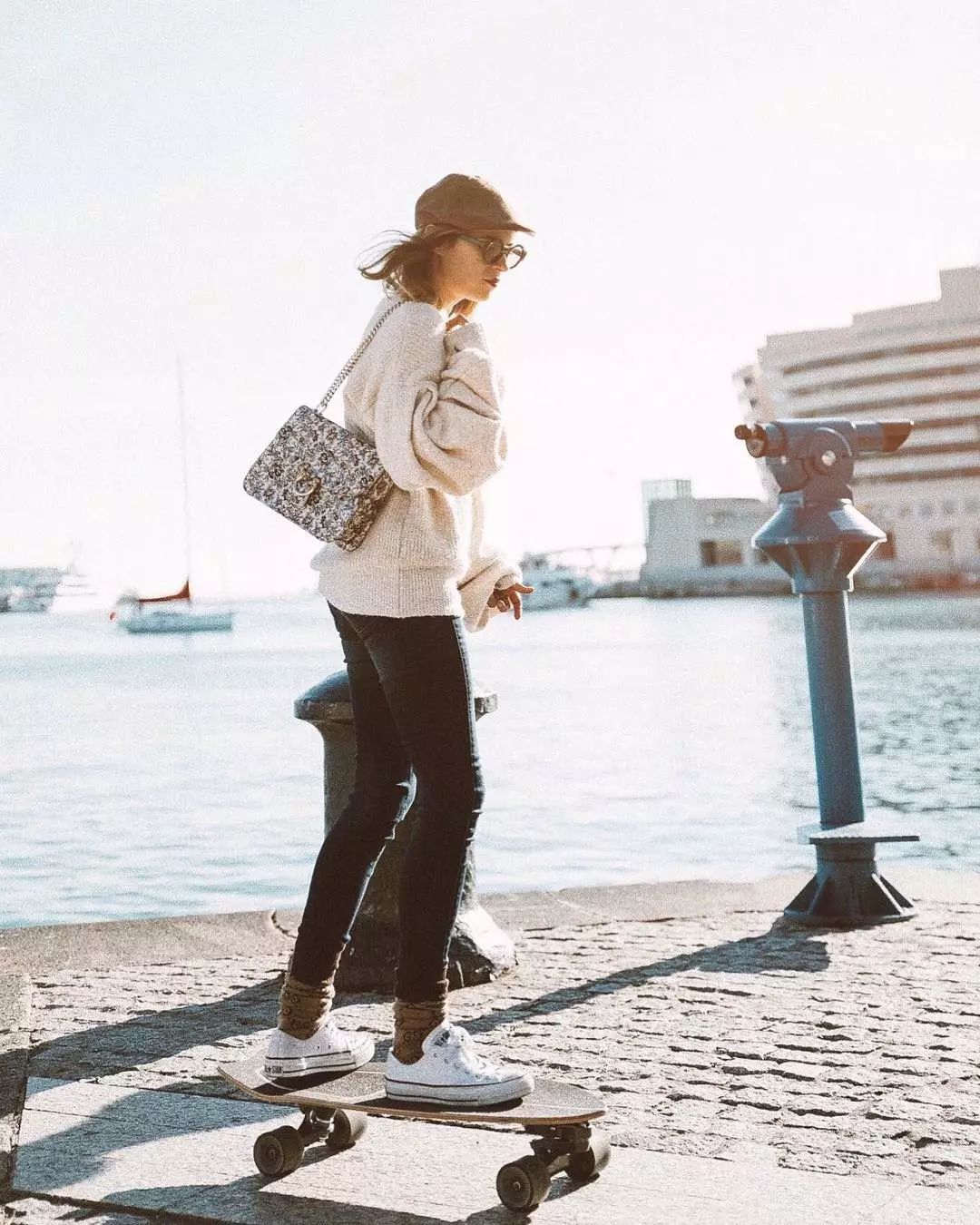 今年流行的露脚袜,是不是现在都流行穿长袜不露脚踝