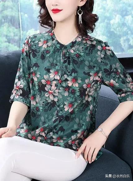 气质减龄春秋衫,减龄春秋款洋气又迷人的小衫