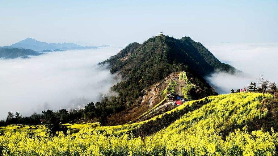 文房四宝产地歙县～盆景徽剧之乡～高山土楼梯田
