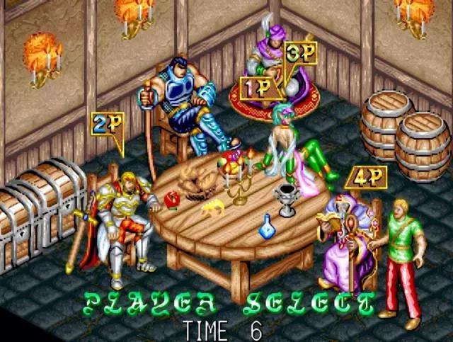 那些可以四人玩的街机游戏，不怕虎一样的敌人