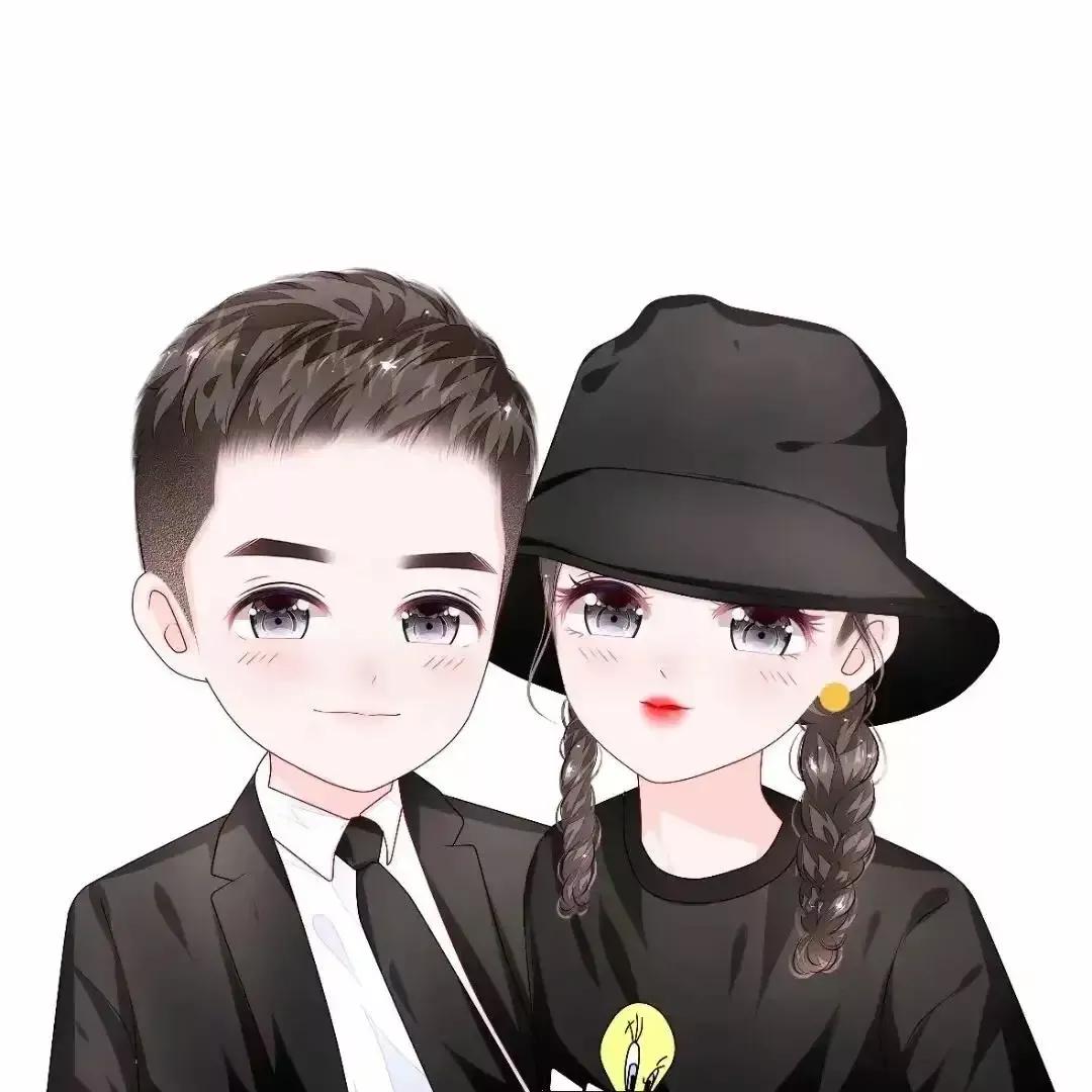 甜酷可爱的微信头像卡通,又好看又可爱又美丽的情侣头像