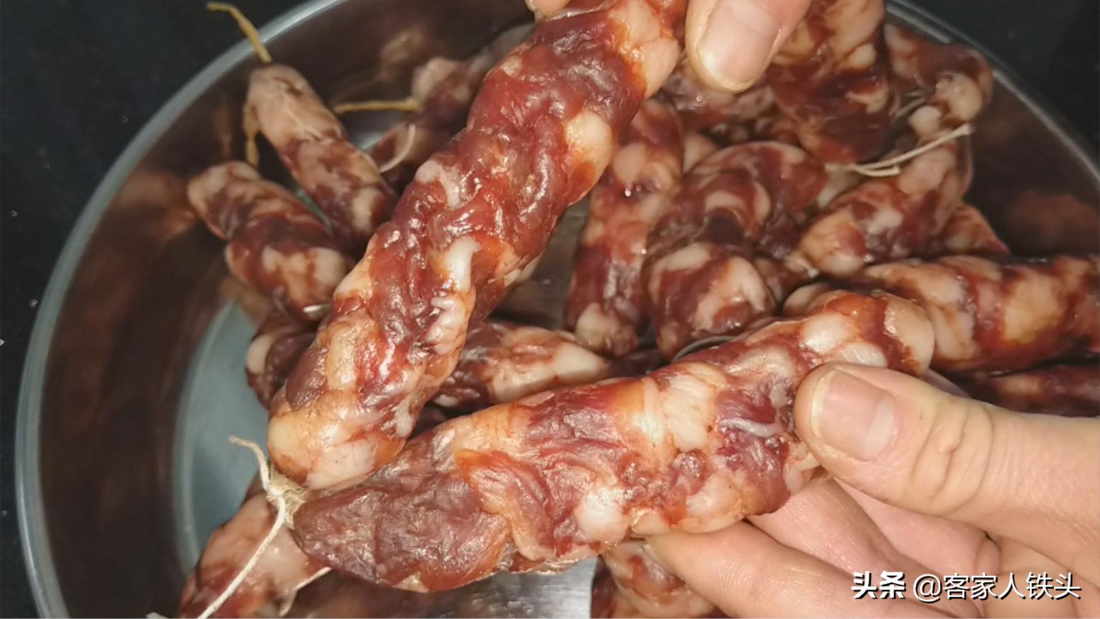 梅州客家咸香腊肠腊肉,客家腊肠制作方法和配方视频