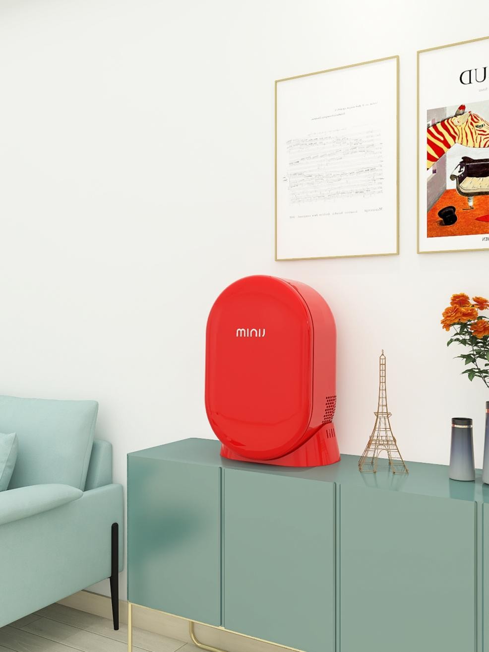 换了个小吉迷你版美妆冰箱，用起来舒服多了