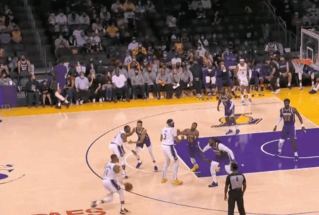 威少背打福克斯湖人季前赛,篮网湖人季前赛哈登威少