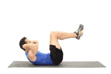 卷腹腹肌正确训练方式,屈膝卷腹可不可以练整体腹肌