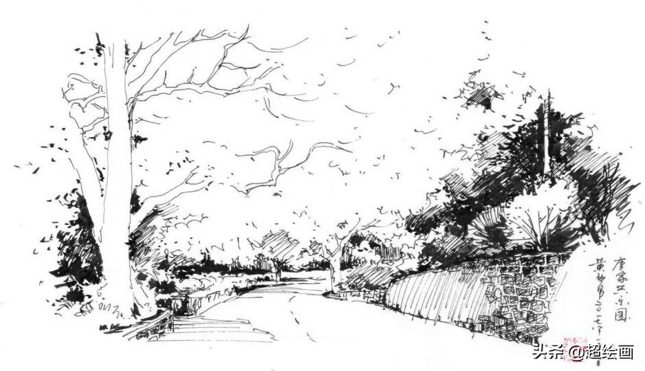 十大顶级钢笔画速写,钢笔速写100幅图片