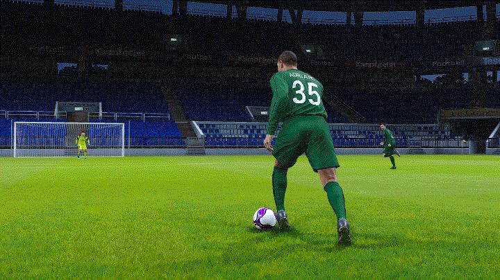 实况足球2020精准射门,实况足球运动战落叶球射门教学